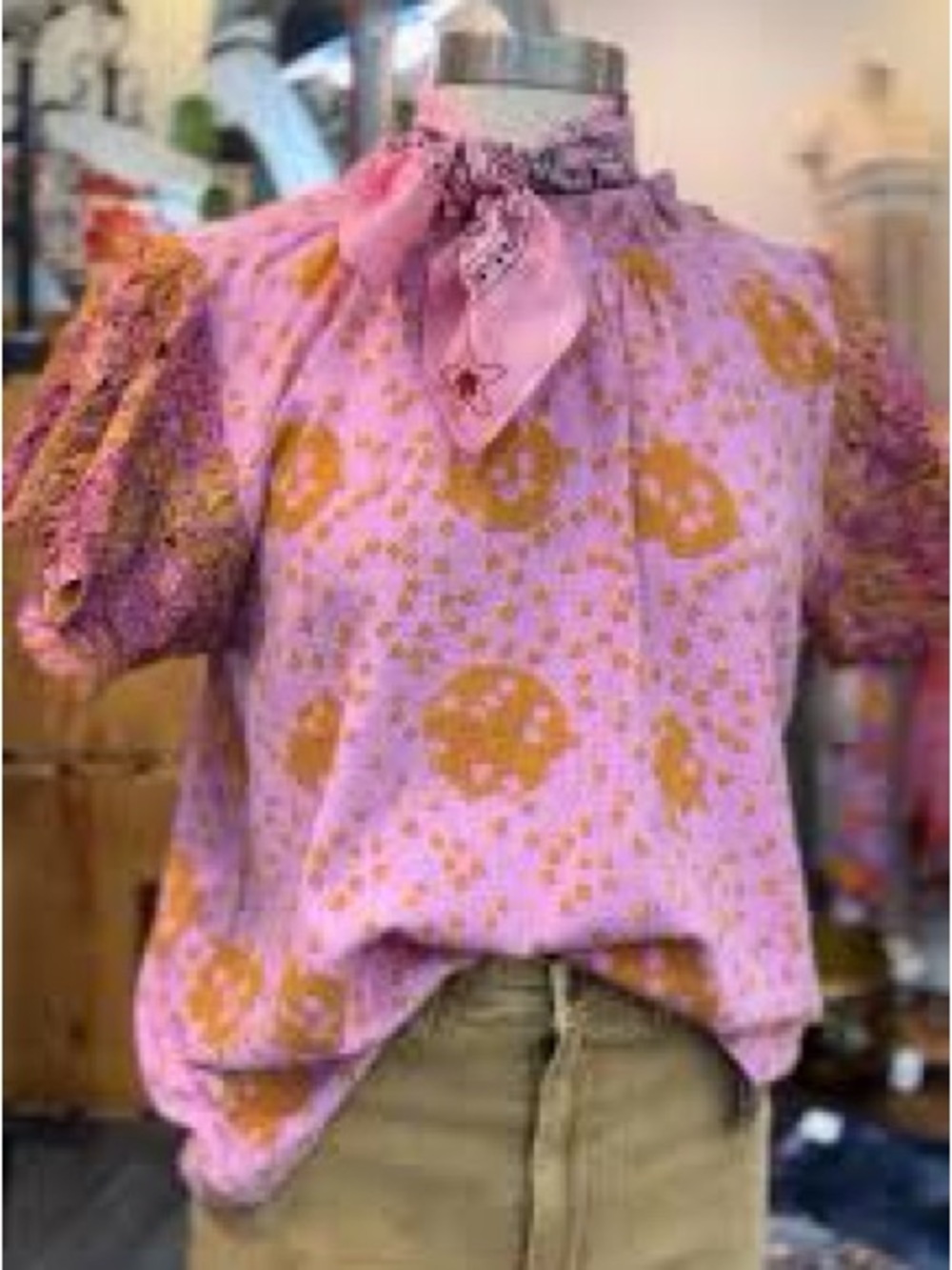 THML floral blouse